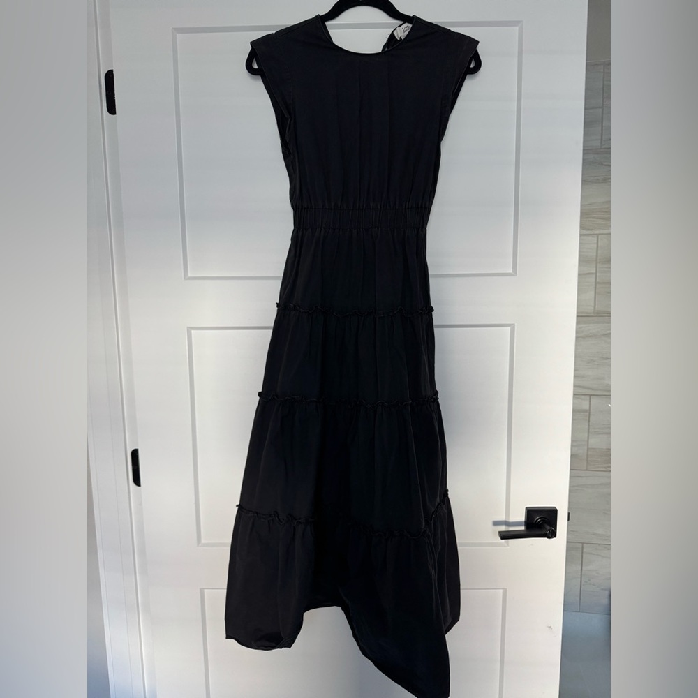 Love Bonito tiered black maxi dress